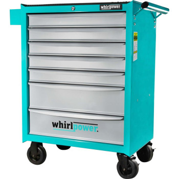Workshop cart with tools whirlpower®, 211 work cabinet, 7 drawers