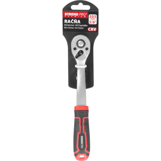 Põrkmehhanism Strend Pro Premium ComfortGrip DL300, 3/8", kangiga, 205 mm, 72z Põrkmehhanism Strend Pro Premium ComfortGrip DL300, 3/8", kangiga, 205 mm, 72z