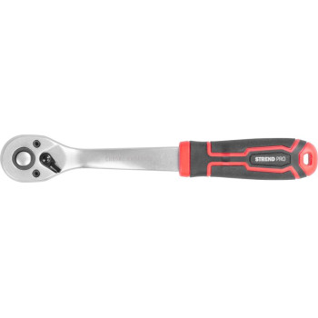 Strend Pro Premium ComfortGrip DL300 ratchet, 3/8", with lever, 205 mm, 72z