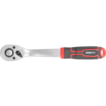 Strend Pro Premium ComfortGrip DL300 ratchet, 1/2", with lever, 250 mm, 72z