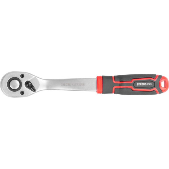 Трещотка Strend Pro Premium ComfortGrip DL300, 1/2", с рычагом, 250 мм, 72z Трещотка Strend Pro Premium ComfortGrip DL300, 1/2", с рычагом, 250 мм, 72z
