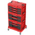 QBRICK® System ONE Workshop Red - Ostukorvikarp, 3x Tööriistakast, 4-osaline tööriistakasti komplekt