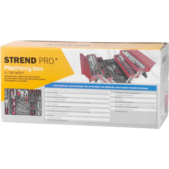 Strend Pro tool set, 85 pieces, in case Strend Pro tool set, 85 pieces, in case