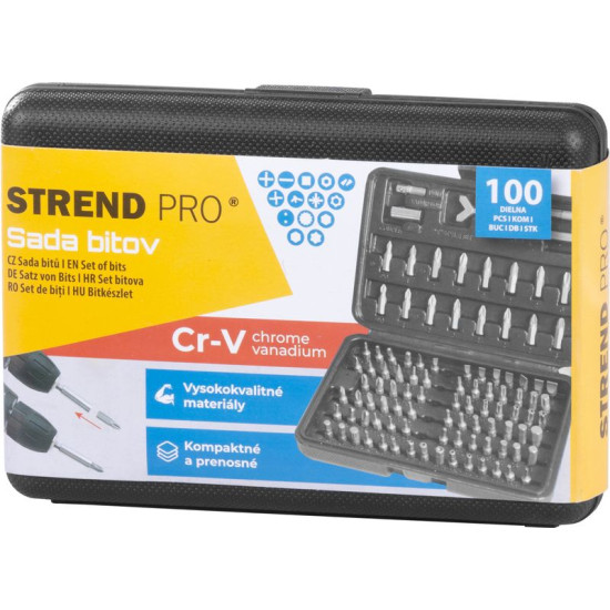Strend Pro otsakute komplekt, 100 tk, karbis