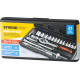 Strend Pro tool set, 25 pieces, sockets, 1/4" ratchet, in case