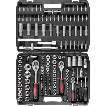 Strend Pro tool set, 172 pieces, sockets, bits, ratchet, in case