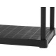 Racks RA8040 shelf, plastic, 5 shelves, 800x400 mm Racks RA8040 shelf, plastic, 5 shelves, 800x400 mm