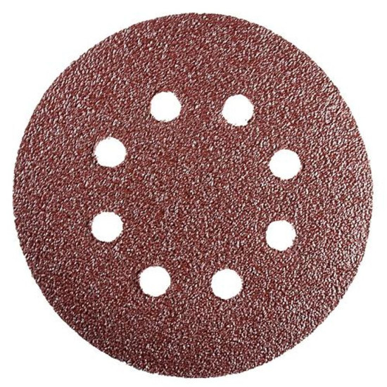Lihvketas KONNER D38 125 mm, P120, 8 auku, tk.10 tk