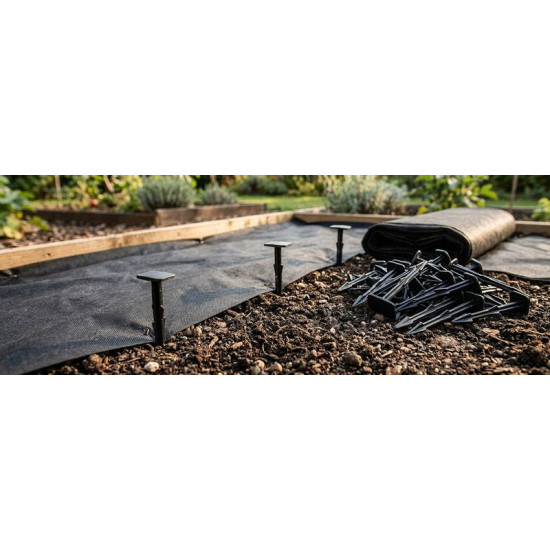 Strend Pro Garden peg, multifunctional anchor, 11.7 cm, 50 pcs