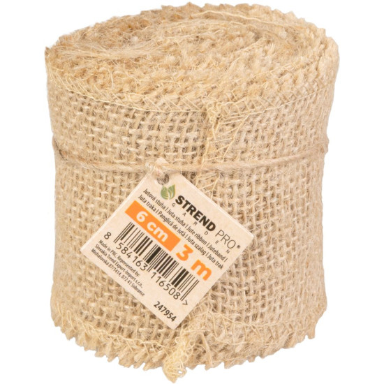Ribbon Strend Pro Garden, jute, 6 cm, 3 m