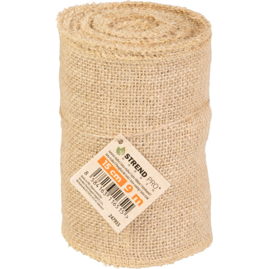 Ribbon Strend Pro Garden, jute, 15 cm, 9 m