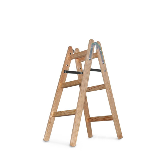 Ladder Strend Pro, PROFI, wooden stepladder, 3-step, 0.95 m, max. 150 kg