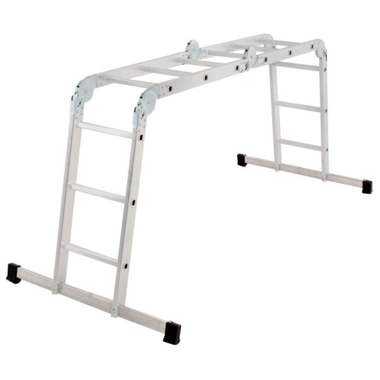 Ladder Strend For DP-U 4x3, Alu, with wooden platform, EN 131, max. 3.46 Ladder Strend For DP-U 4x3, Alu, with wooden platform, EN 131, max. 3.46