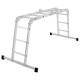 Ladder Strend For DP-U 4x3, Alu, with wooden platform, EN 131, max. 3.46 Ladder Strend For DP-U 4x3, Alu, with wooden platform, EN 131, max. 3.46