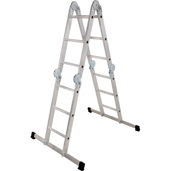 Ladder Strend For DP-U 4x3, Alu, with wooden platform, EN 131, max. 3.46 Ladder Strend For DP-U 4x3, Alu, with wooden platform, EN 131, max. 3.46
