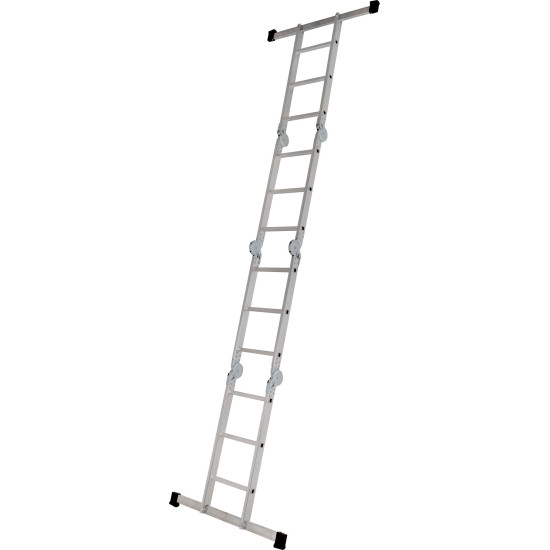 Ladder Strend For DP-U 4x3, Alu, with wooden platform, EN 131, max. 3.46 Ladder Strend For DP-U 4x3, Alu, with wooden platform, EN 131, max. 3.46