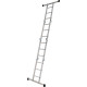 Ladder Strend For DP-U 4x3, Alu, with wooden platform, EN 131, max. 3.46 Ladder Strend For DP-U 4x3, Alu, with wooden platform, EN 131, max. 3.46