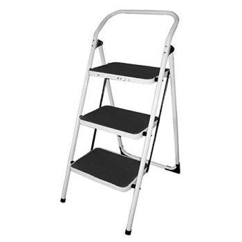 Step-ladder • 3 steps, steel, 150 kg