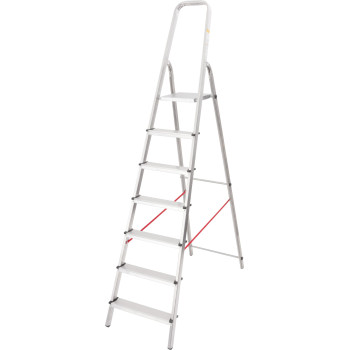 Step-ladder Strend Pro D7, 7 steps, 125 kg, ALU