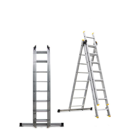 Ladder Strend Pro DP 3x08, Alu, EN 131 max. 4.97 m, BASIC Ladder Strend Pro DP 3x08, Alu, EN 131 max. 4.97 m, BASIC