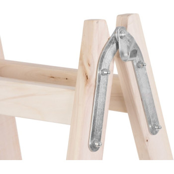 Ladder Strend Pro, 5-step, double, for painting, wooden, 1.63 m, max. 150 kg