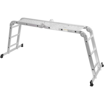 Ladder with platform Strend Pro ML103 4x3, articulated, Alu, max. 150 kg