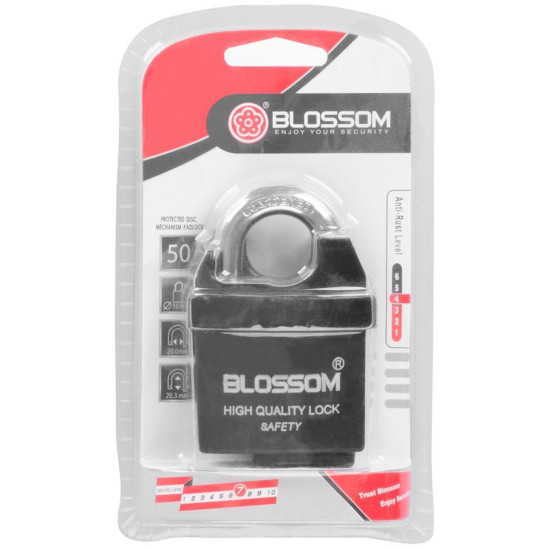 Secure padlock 50 mm Blossom, with special keys Secure padlock 50 mm Blossom, with special keys