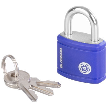 Padlock 25 mm Blossom, antirust, red