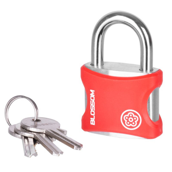 Padlock 38 mm Blossom, Vinyl, Traveler Padlock 38 mm Blossom, Vinyl, Traveler