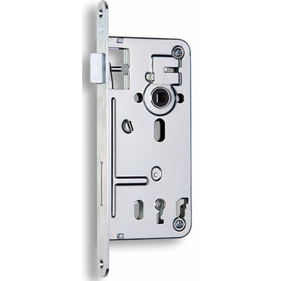 Key door lock 80/90/50mm Hobes, Left-Right, galvanized Key door lock 80/90/50mm Hobes, Left-Right, galvanized