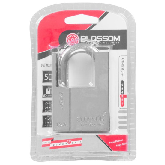 Lock Blossom LS0350, 50 mm, tabalukk, Hi-Security