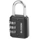 Padlock 30 mm Blossom, galvanized, 3 number codes Padlock 30 mm Blossom, galvanized, 3 number codes