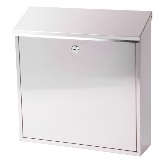 Post box FLATBOX 2, Stainless steel, 360x360x100 mm Post box FLATBOX 2, Stainless steel, 360x360x100 mm