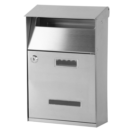Postkast GL-16S, roostevaba teras, 320x215x105 mm