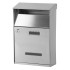 Postkast GL-16S, roostevaba teras, 320x215x105 mm