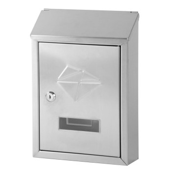 Post box  GL-06S, Stainless steel, 305x215x70 mm