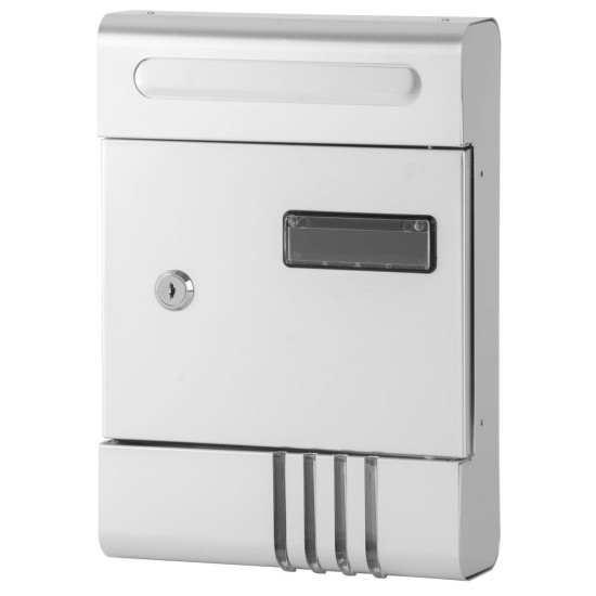 Postkast GL-17AL, ALU 290x205x65 mm, hõbedane