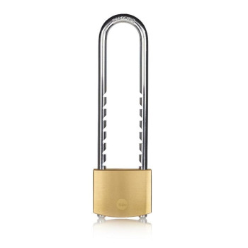 Yale Y110B/50/155/1 Lock, Standard Security, Padlock, Long Pin, 50mm, 3 Keys