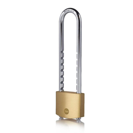 Yale Y110B/50/155/1 Lock, Standard Security, Padlock, Long Pin, 50mm, 3 Keys