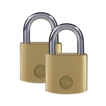 Yale Y110B/40/122/2 lukk, standardne turvalisus, rippuv, 40 mm, ühtne 2 lukku 3 võtmega