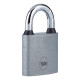 Yale Y111S/50/125/1 padlock, iron, silver, 50 mm, 3 keys