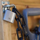 Yale Y111S/50/125/1 padlock, iron, silver, 50 mm, 3 keys
