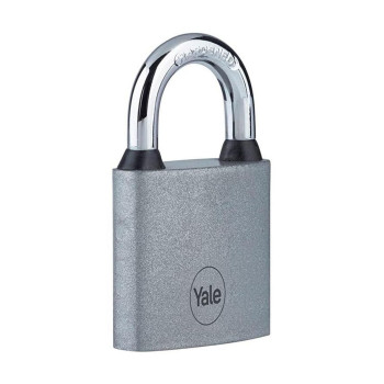 Yale Y111S/38/121/1 padlock, iron, silver, 38 mm, 3 keys Yale Y111S/38/121/1 padlock, iron, silver, 38 mm, 3 keys