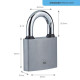 Yale Y111S/60/132/1 padlock, iron, silver, 63 mm, 3 keys
