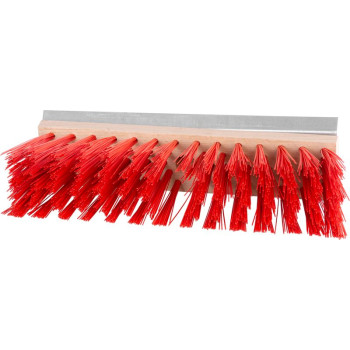 Road brush Geco U300.3, 300x65x22 mm, with metal scraper