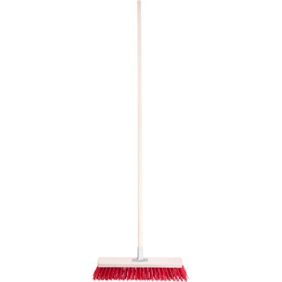 Road broom 500 mm with handle