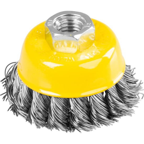 Pintsel Strend Pro TCB-500 65 mm, pott, punutud, M14x2, traat 0,35 mm Pintsel Strend Pro TCB-500 65 mm, pott, punutud, M14x2, traat 0,35 mm
