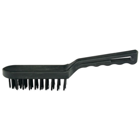 Wire brush 4-rows Strend Pro, PVC handle, on rust