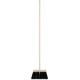 Метла Geco Indust Black WH, 240 мм, промышленная, черная, с ручкой 1200 мм