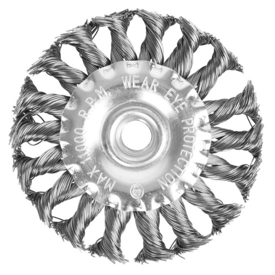 Pintsel Strend Pro CWB-505 100 mm, M14x2 mm, põimitud, radiaalne, traat 0,35 mm Pintsel Strend Pro CWB-505 100 mm, M14x2 mm, põimitud, radiaalne, traat 0,35 mm